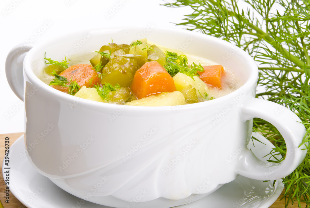Polnische Gurkensuppe Polnische Gurkensuppe