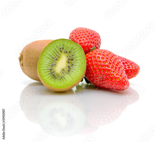 kiwi and strawberry