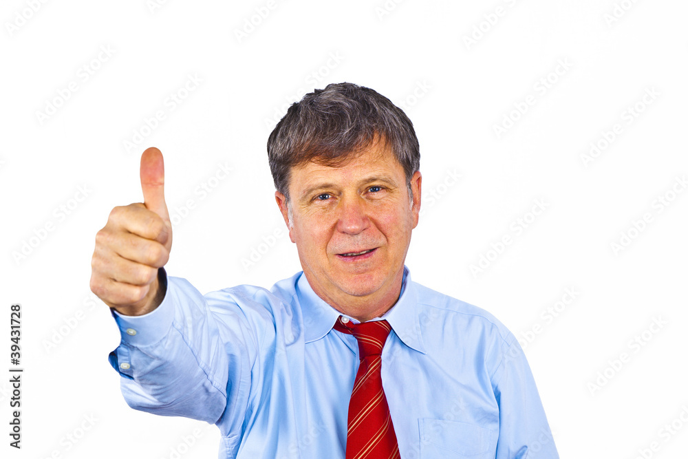 businessman gesturing with hand, isolated on white businessman gesturing with hand, isolated on white