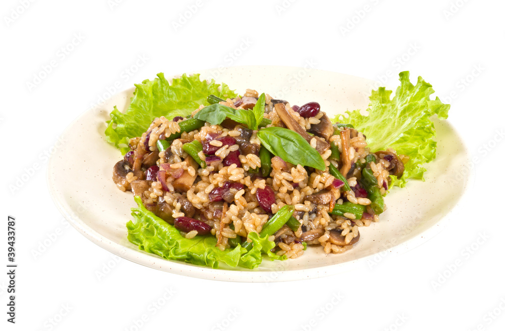 tasty rice with mushrooms tasty rice with mushrooms