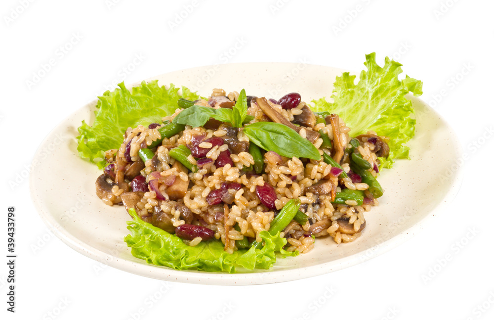 tasty rice with mushrooms tasty rice with mushrooms