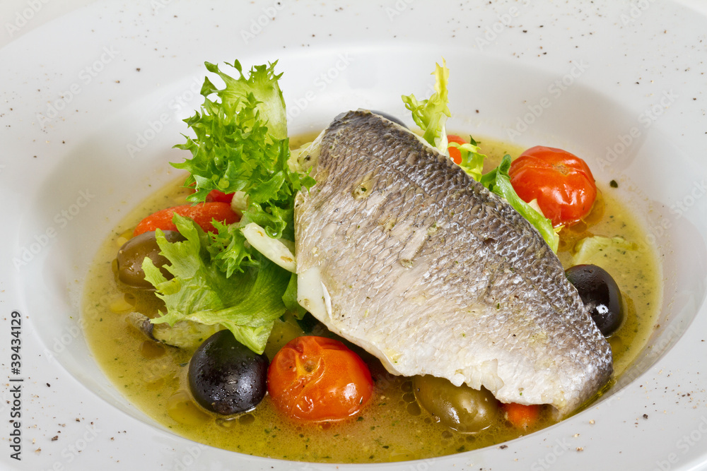 Fish soup with dorado and vegetables Fish soup with dorado and vegetables