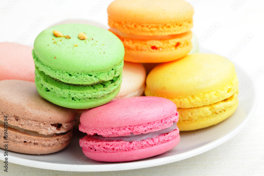 Colorful french macaroons Colorful french macaroons