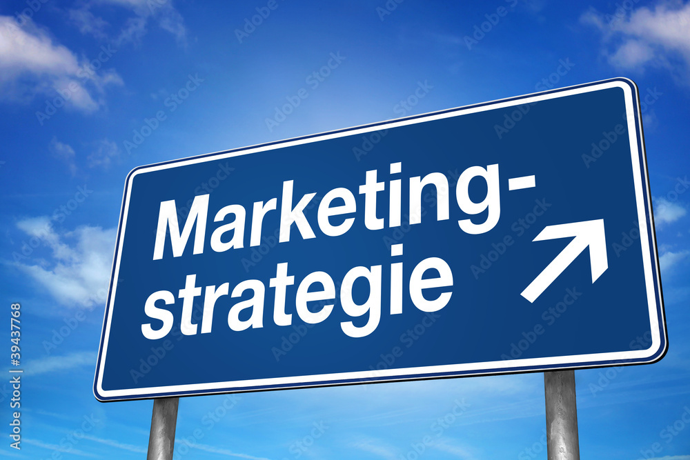 Obraz premium Marketinstrategie