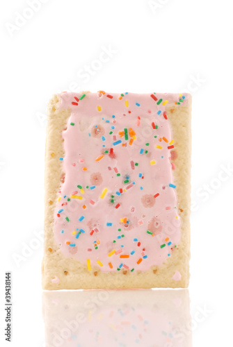 Pink Frosting and Sprinkles Toaster Pastry