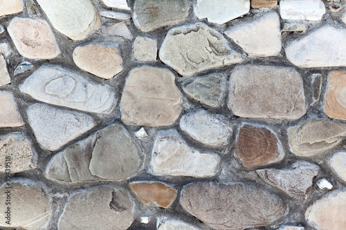 Bilde på lerret Background from river stones