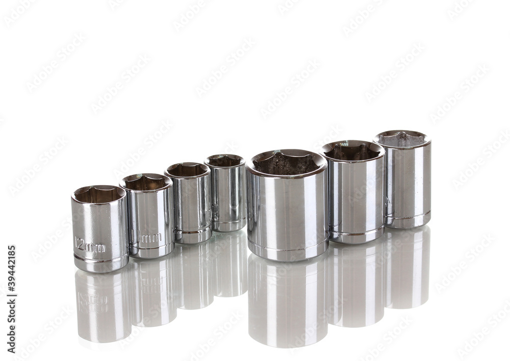 Different nozzles isolated on white Different nozzles isolated on white