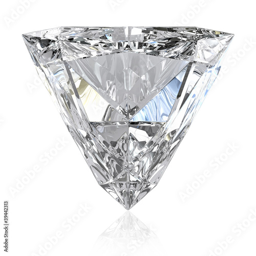 Trilliant cut diamond