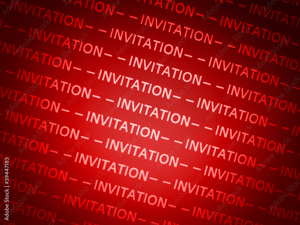 Einladung - invitation