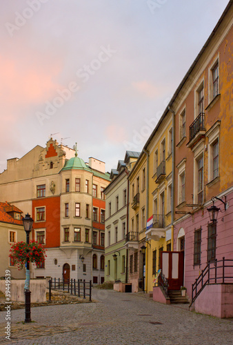 street of old town, Lublin, Poland