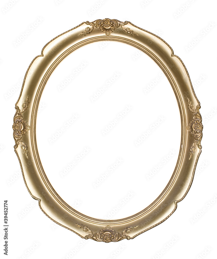 Oval photo frame (Clipping path!) Oval photo frame (Clipping path!)