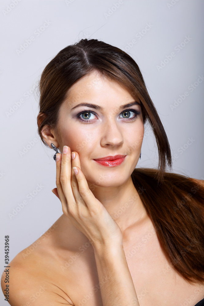 Portrait of beautiful young woman Portrait of beautiful young woman