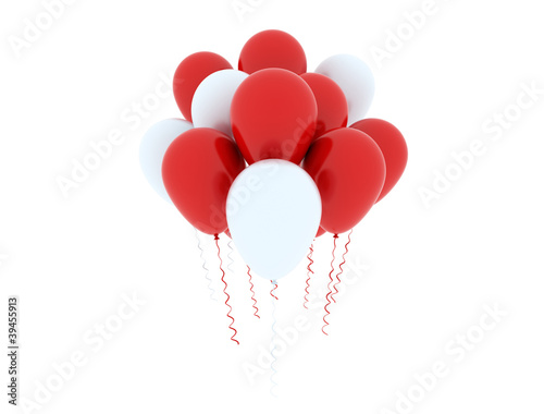 Celebration background balloons