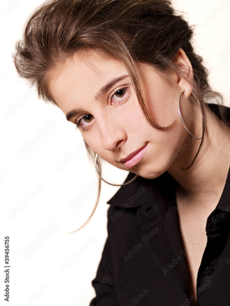 Portrait of a young woman