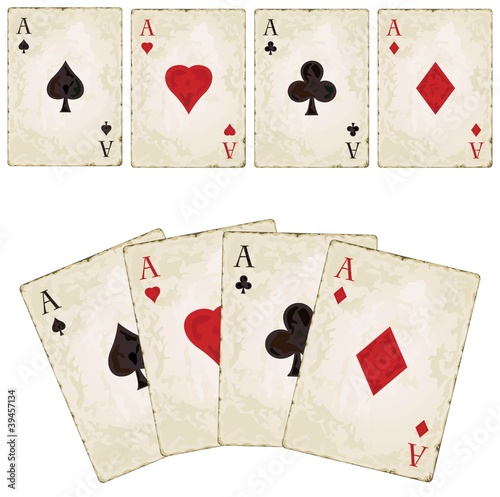 Vintage spades - poker