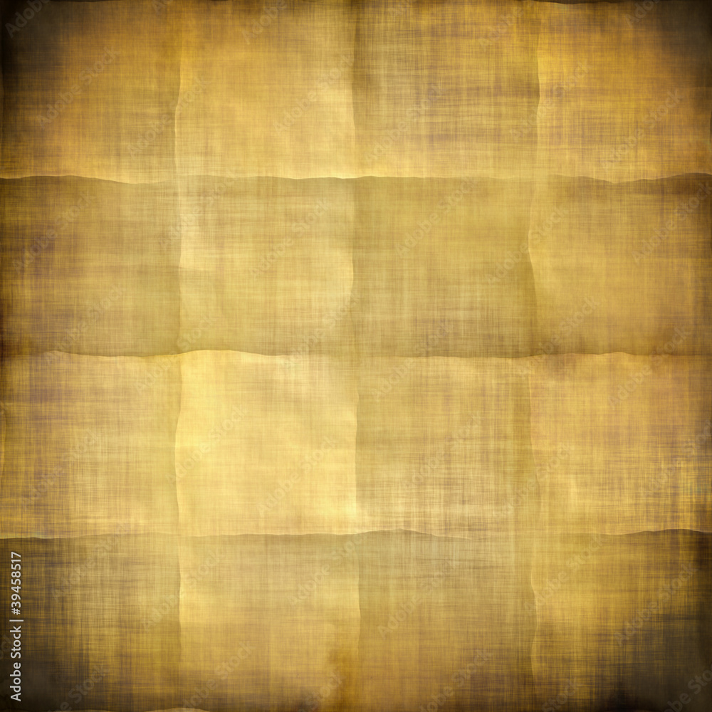 Fototapeta premium Old parchment background with traces of folds