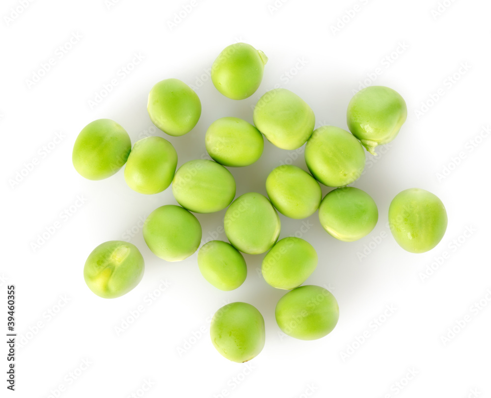 Raw green peas Raw green peas