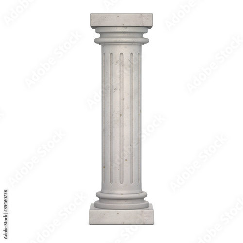Tela Classic Column 3d render illustration