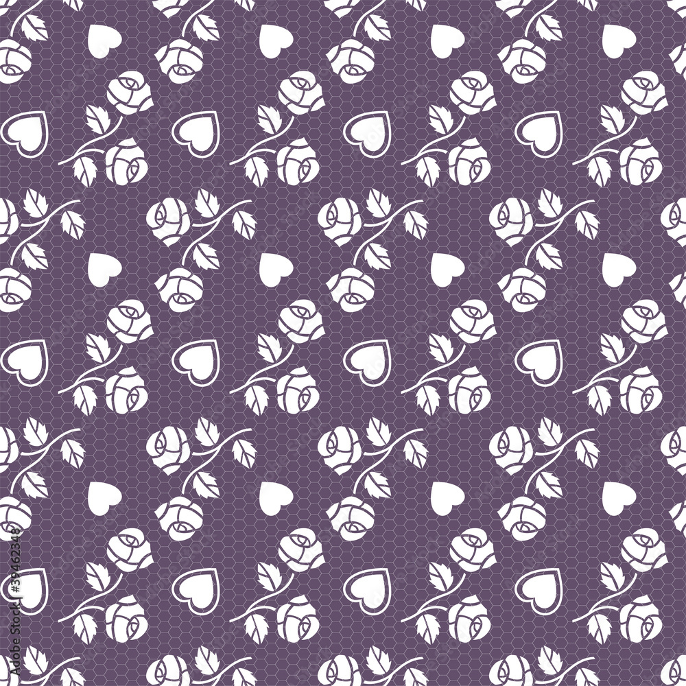 Elegant lace vector pattern Elegant lace vector pattern