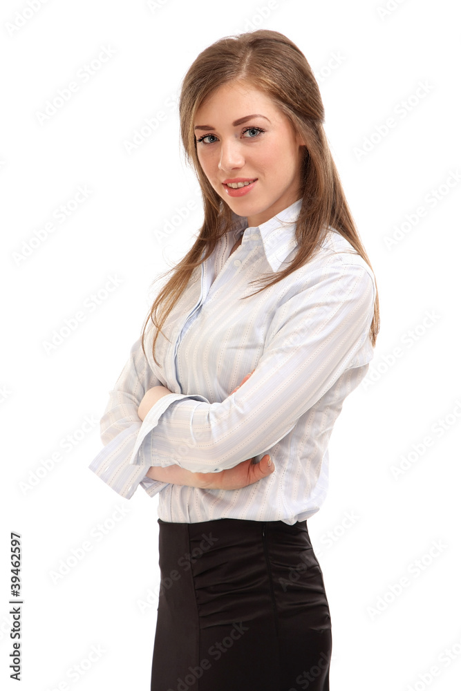 Portrait of a beautiful businesswoman standing Portrait of a beautiful businesswoman standing