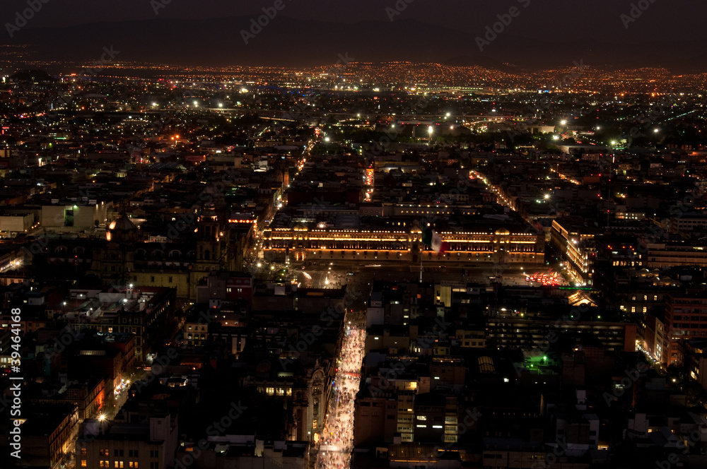 Mexiko City bei Nacht 2