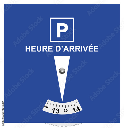 disque de stationnement officiel norme européenne