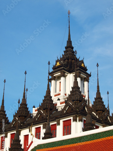 Thai architecture  Wat Ratchanadda  Loha Prasat