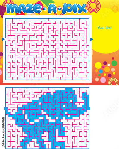 Maze puzzle "Elephant"