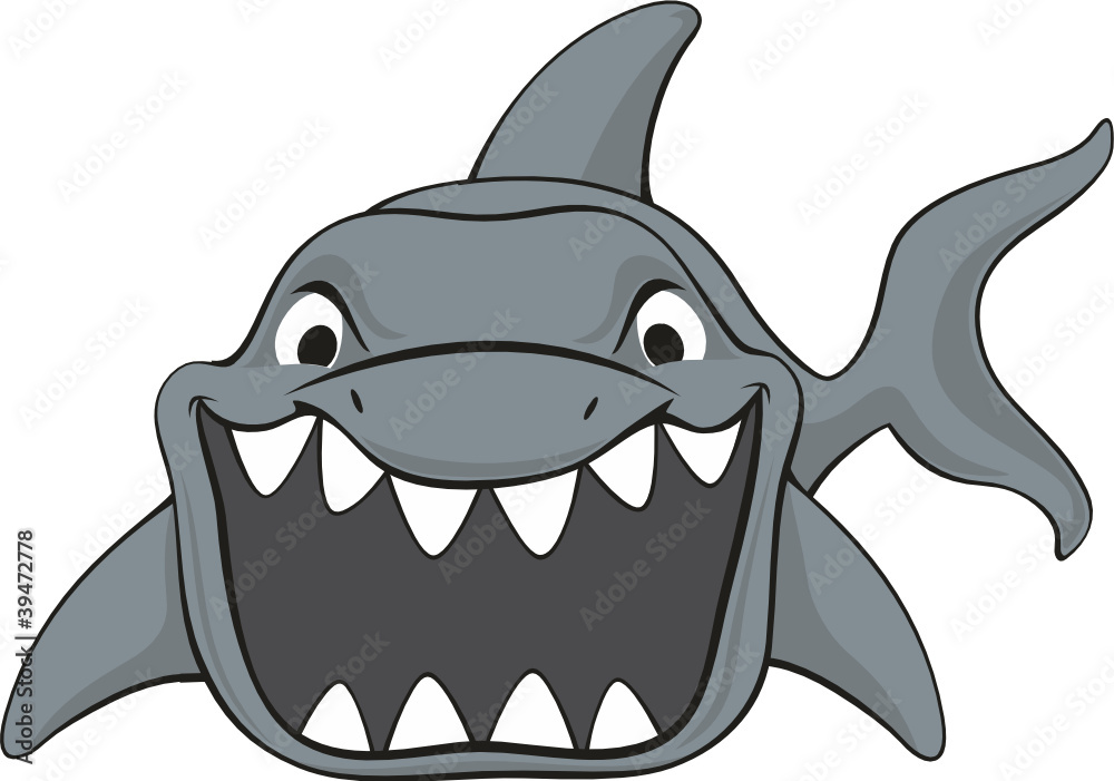Fototapeta premium shark attack