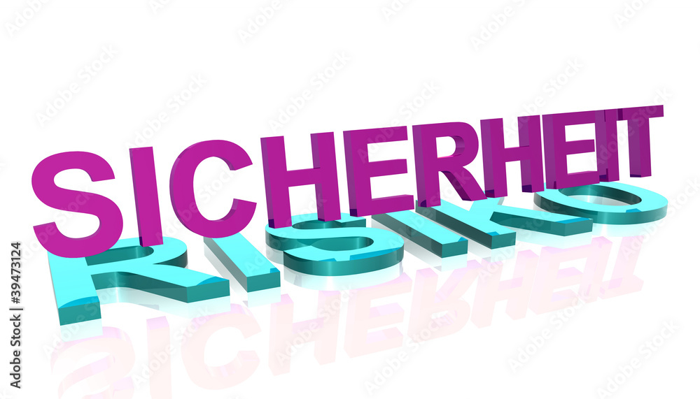 3D V Gegensätze - SICHERHEIT - RISIKO 3D V Gegensätze - SICHERHEIT - RISIKO