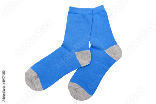 Blue socks