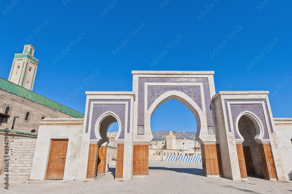 Rcif gate at Fez, Morocco