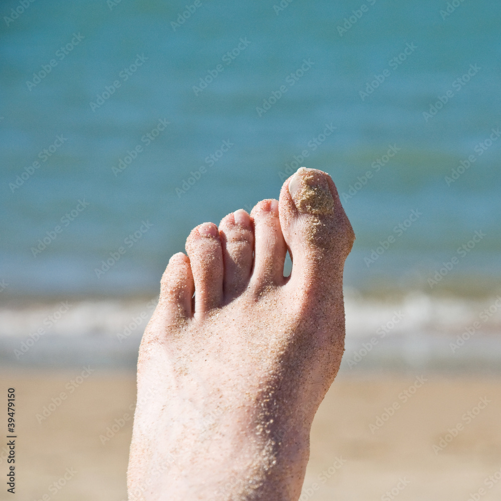 Nu online pied plage