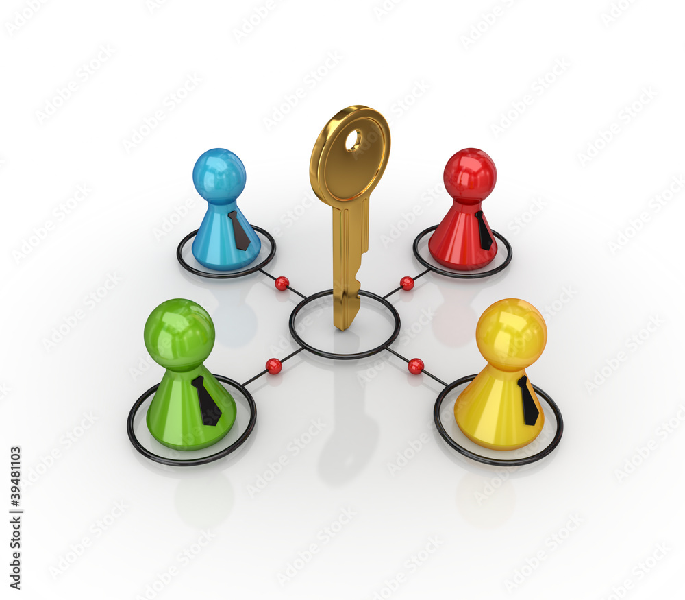 Business network concept.