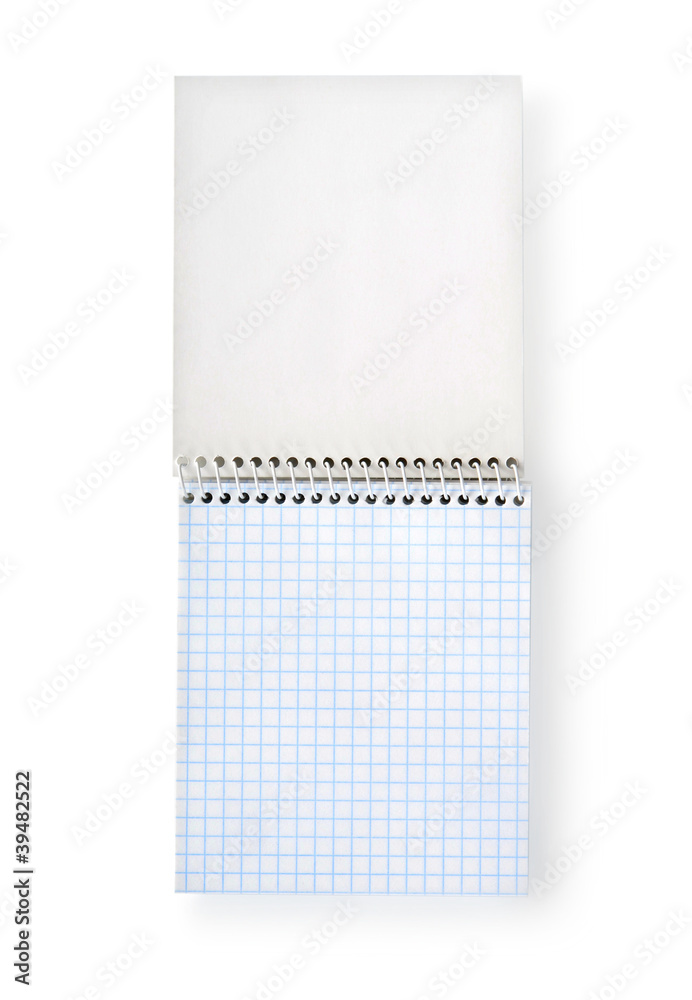 Blank notepad