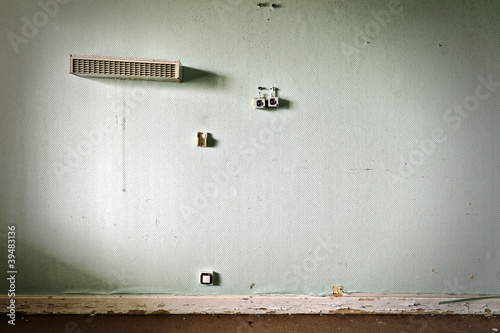 Bild auf Leinwand Abandoned hospital room