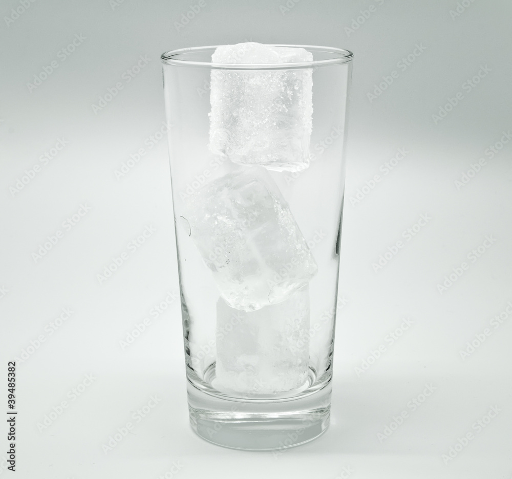 Glass with ice Glass with ice