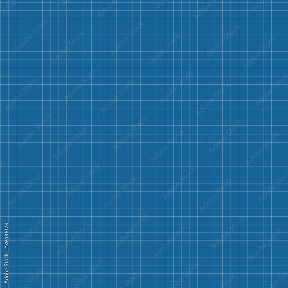 blue background with white cube lines