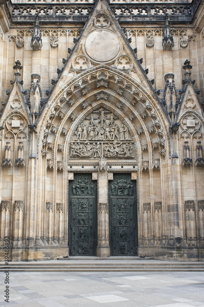 Entrance to Saint Vitus Cathedral