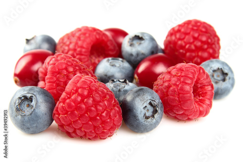 Juicy berries in closeup