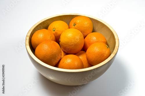 oranges in wooden basket