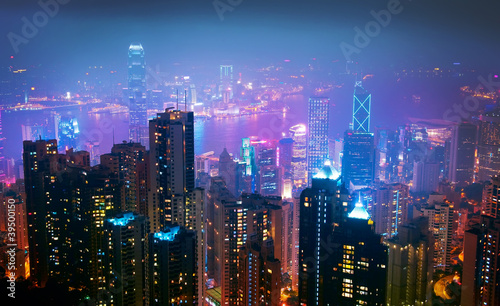 Hong Kong Nght View © Subbotina Anna