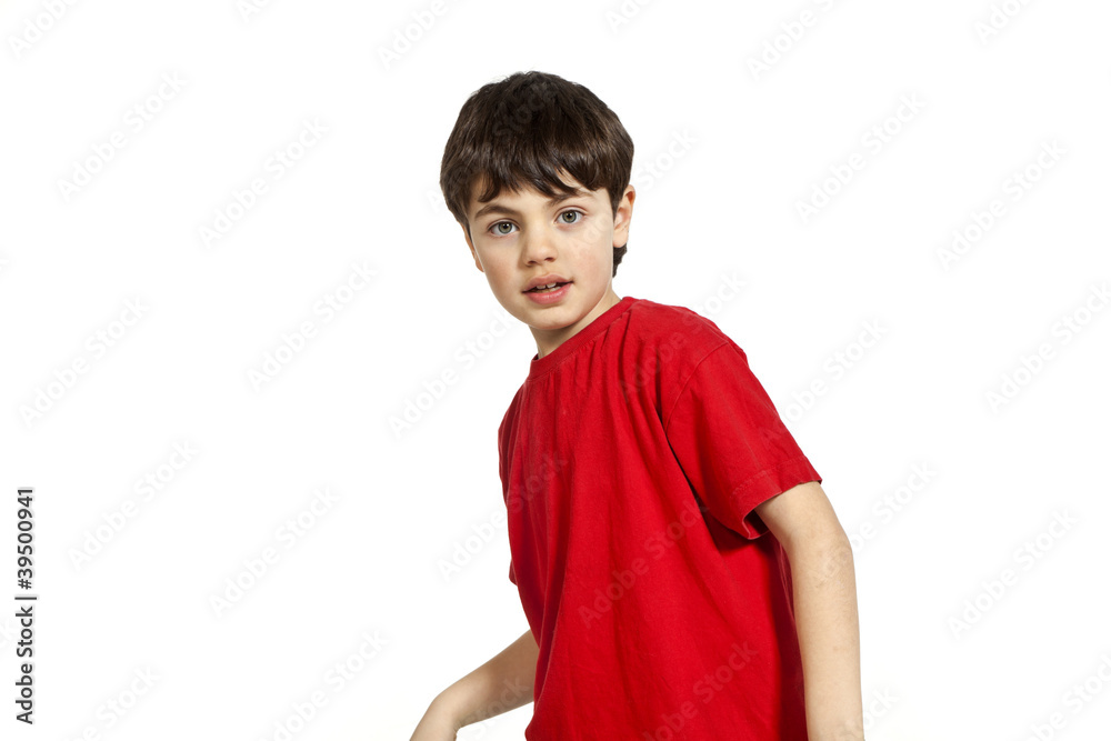 Portrait of adorable little boy, isolated on white background Portrait of adorable little boy, isolated on white background