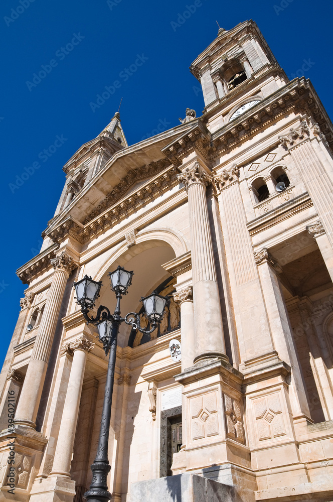 Saints Cosmas and Damian Basilica. Alberobello. Puglia. Italy.