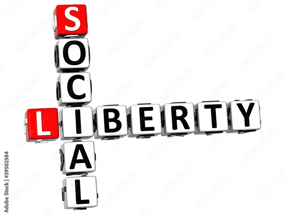 3D Social Liberty Life Crossword cube words 3D Social Liberty Life Crossword cube words