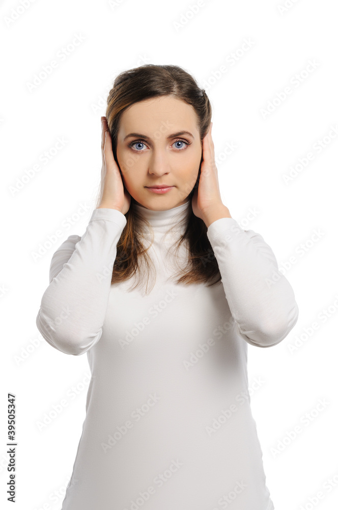 Woman hear nothing