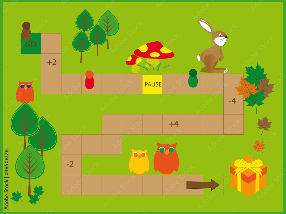 Fototapeta premium Board game