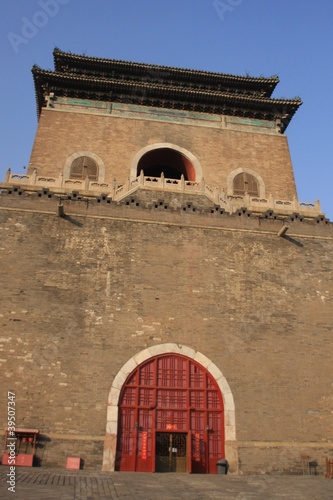 La tour de l'horloge à Pékin photo