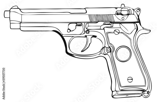 大型自動拳銃002