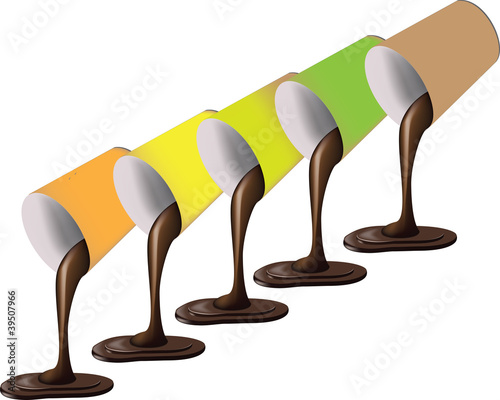 bicchiere di cioccolata